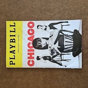 NEW Chicago 2023 Playbill - Signed by Charlotte d'Amboise